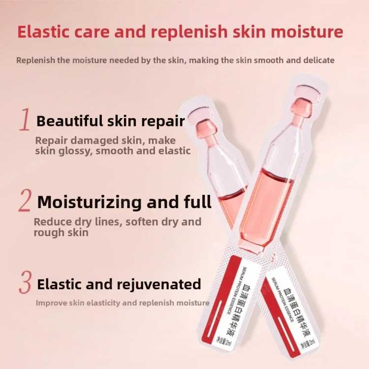 Serum protein Essence Oil Anti-wrinkle firming brighten facial skin Fade fine lines portable Skin care single use Serum 66