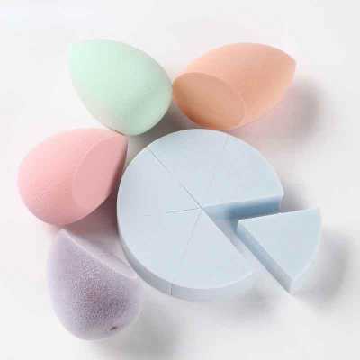 Wet and Dry Professional Soft Cosmetic Puff Microfiber Velvet Powder Concealer Makeup Beauty Egg Sponge Tool