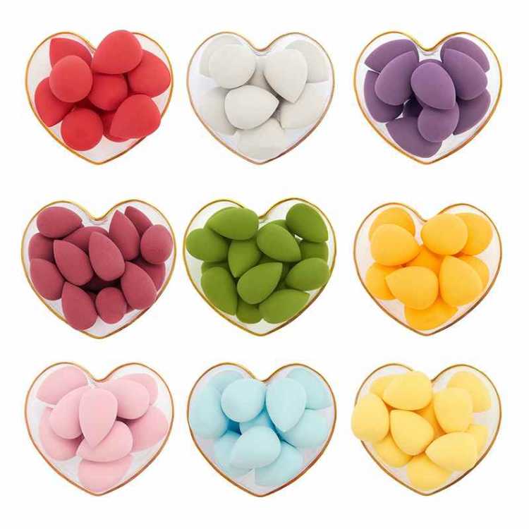 New Beauty Makeup Cosmetic Puff Water Drop Shape Non latex Wet And Dry Sponge Cushion Foundation Powder Sponge Makeup Accessoriy
