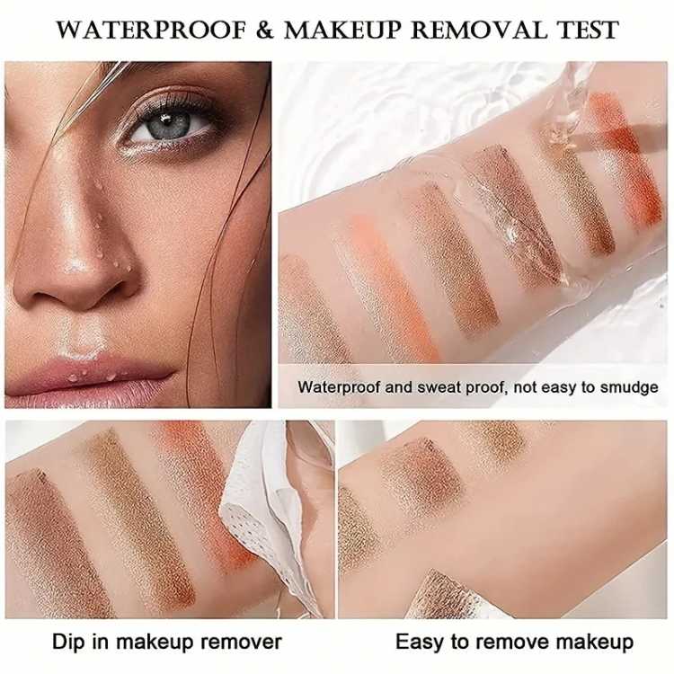 Two Color Gradient Eye Shadow Stick Three Dimensional Natural  Without Taking Off Makeup 66