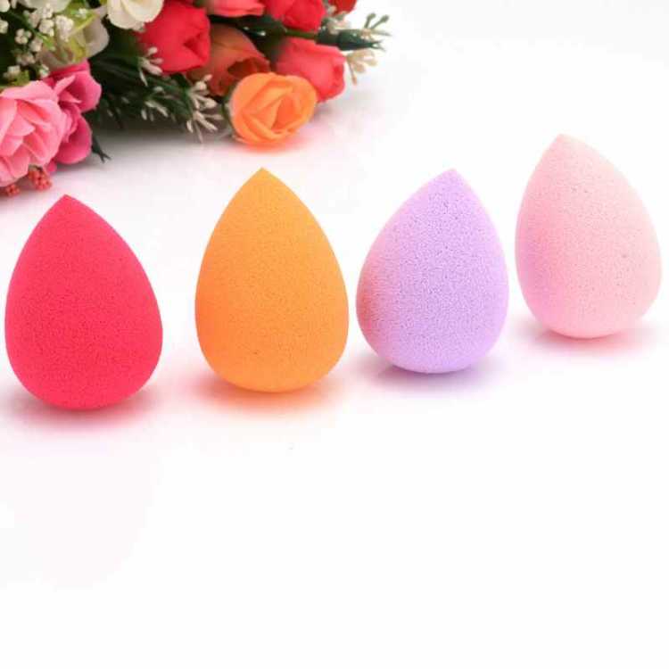 4pcs Profession Beauty Flawless Makeup Blender Foundation Puff Water Drop Shape Sponges Puff