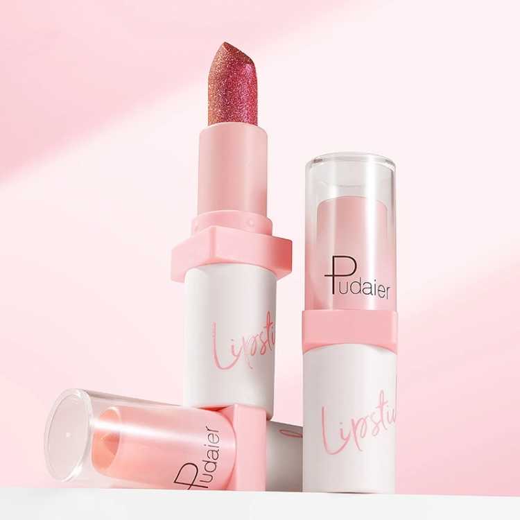 1pc, Glitter Lipstick, Sparkling Lip Balm,  Shimmer, Long-Lasting, Creamy Lip Beauty Cosmetic For Lustrous & Radiant Lips 66