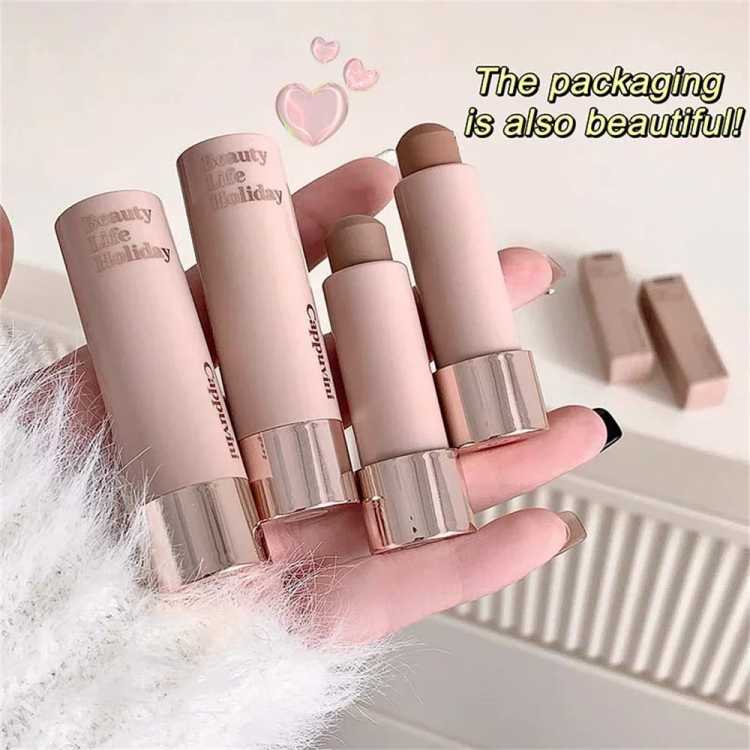 Moisturizing Matte Concealer Contour Stick Smooth Lasting 3D Nose Shadow Waterproof Face Highlight Brighten Contour Makeup 66