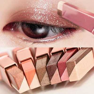 Two Color Gradient Eye Shadow Stick Three Dimensional Natural  Without Taking Off Makeup 66