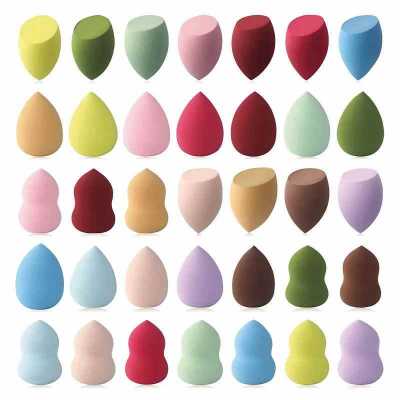 1Pc Cosmetic Puff Powder Smooth Women's Makeup Foundation Sponge Beauty Make Up Tools Accessories Water Drop Blending Shape