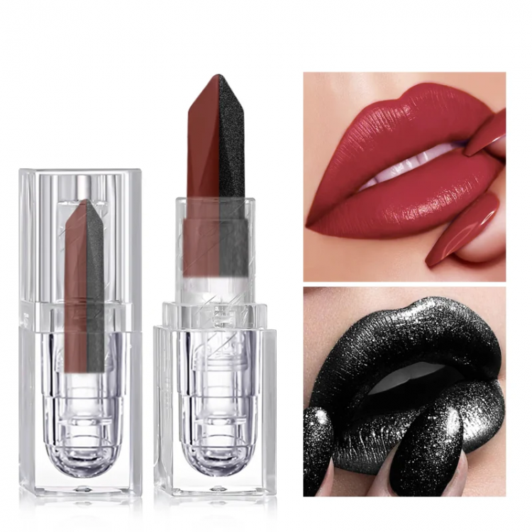 Lipstick Waterproof Long Lasting Moisturizing Matte Non-stick Cup Pearlescent Diamond Lip Tint Red Sexy Lips Makeup 66