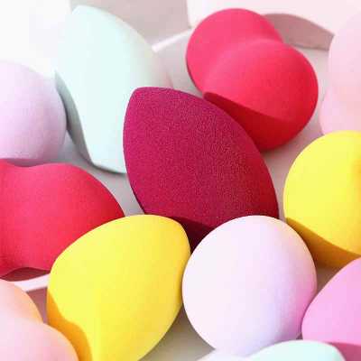 1Pc Cosmetic Puff Powder Puff Smooth Women's Makeup Foundation Sponge Beauty To Make Up Tools Accessories Water drop Shape