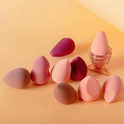 1pcs Cosmetic Puff Foundation Sponge Makeup Puff Powder Wet And Dry Beauty Cosmetic Make Up Soft Sponge Puff With Holder